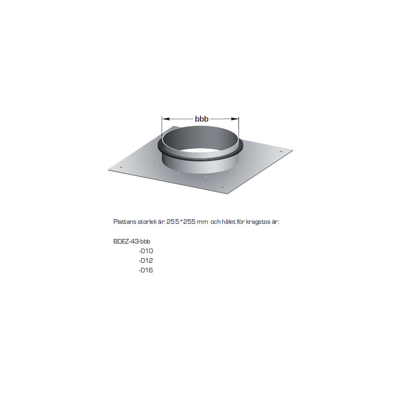 Planavstick 125-255x255mm