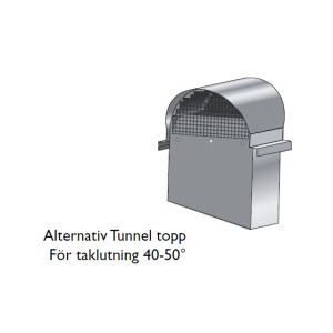 Takhuv ABC-VHS 160 Svart Avlufts/uteluftshuv