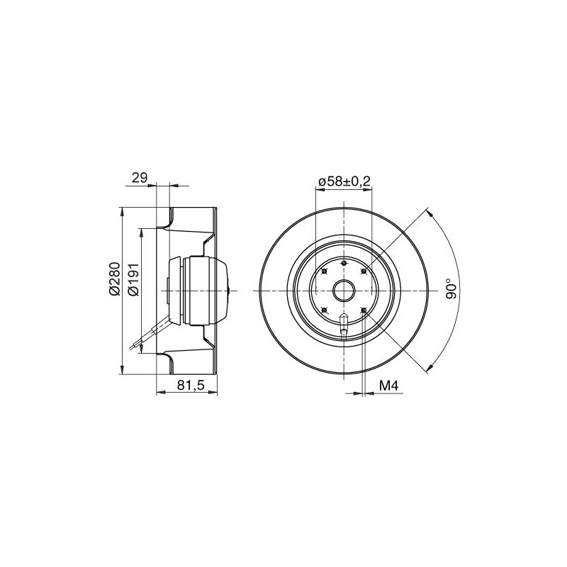 SVAB SVF-9 Fläktmotor