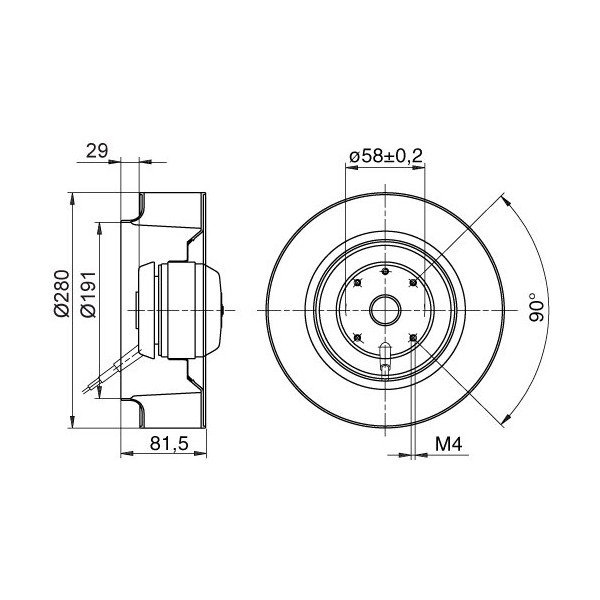 SVAB SVF-9 Fläktmotor