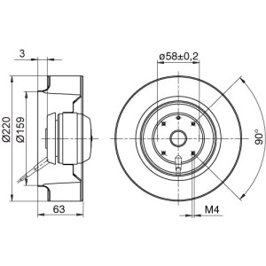 SVAB SVF-8 Fläktmotor