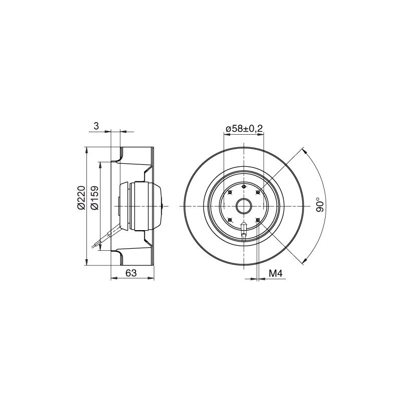 SVAB SVF-8 Fläktmotor