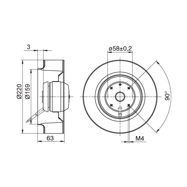 SVAB SVF-8 Fläktmotor