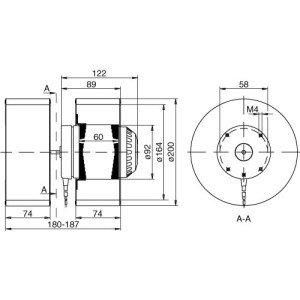 SEBOVex Fläktmotor ink Kondensator