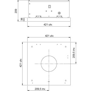 Systemair TFE 220 M Takfläkt Svart