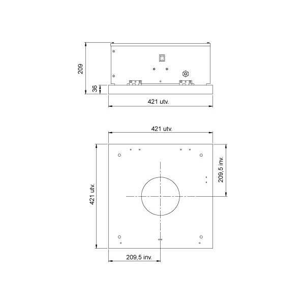 Systemair TFE 220 M Takfläkt Svart