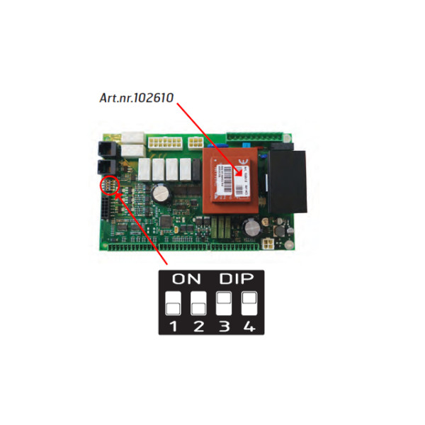 Flexit DIP switch CU 60 artnr 102610 