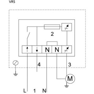 Östberg VRS Varvtalsregulator 1,0 A Infälld Steglös styrning