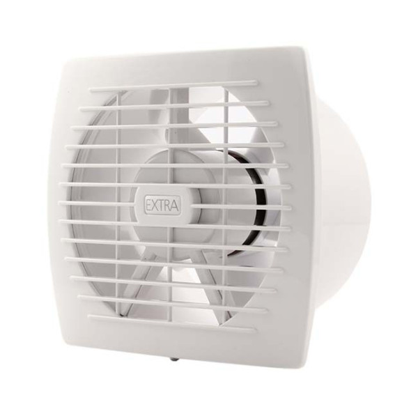 Badrumsfläkt E150 Vit