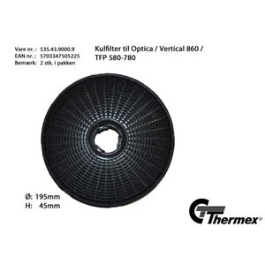 thermex kolfilter till tfp 580 780 optica vertical 860