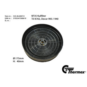 Thermex Kolfilter KF35 till York/Manchester