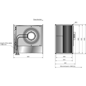 RKB 600x350 A1 EC Kanalfläkt