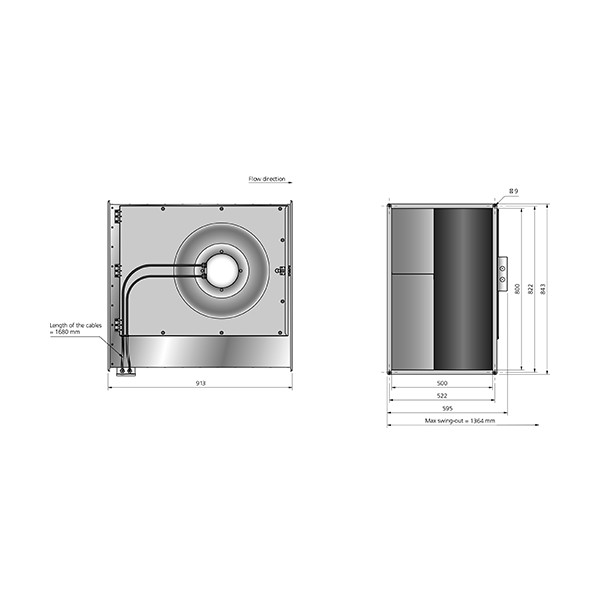 RKB 800x500 A3 EC Kanalfläkt