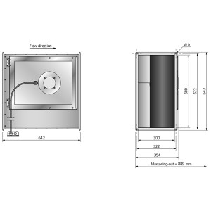 RKB 600x300 B3 ErP Kanalfläkt