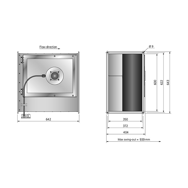 RKB 600x350 B3 ErP Kanalfläkt