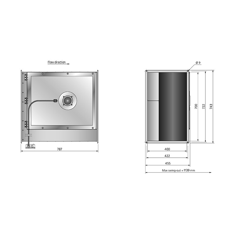 RKB 700x400 B3 ErP Kanalfläkt