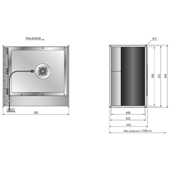 RKB 700x400 B3 ErP Kanalfläkt