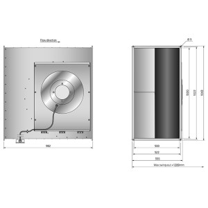 RK 800x500 E3 ErP Kanalfläkt