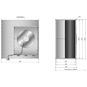 RK 1000x500 G3 ErP Kanalfläkt