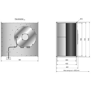 RK 700x400 B3 ErP Kanalfläkt