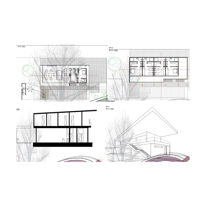 Arkitektritning 1-plan 141-180 m2