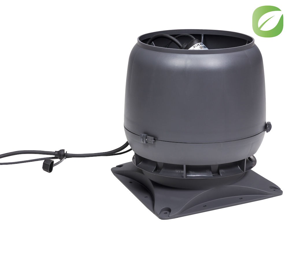 Vilpe Eco 220S Ø160 Grå Takfläkt Vilpe Eco 220S Ø160 Grå Takfläkt
