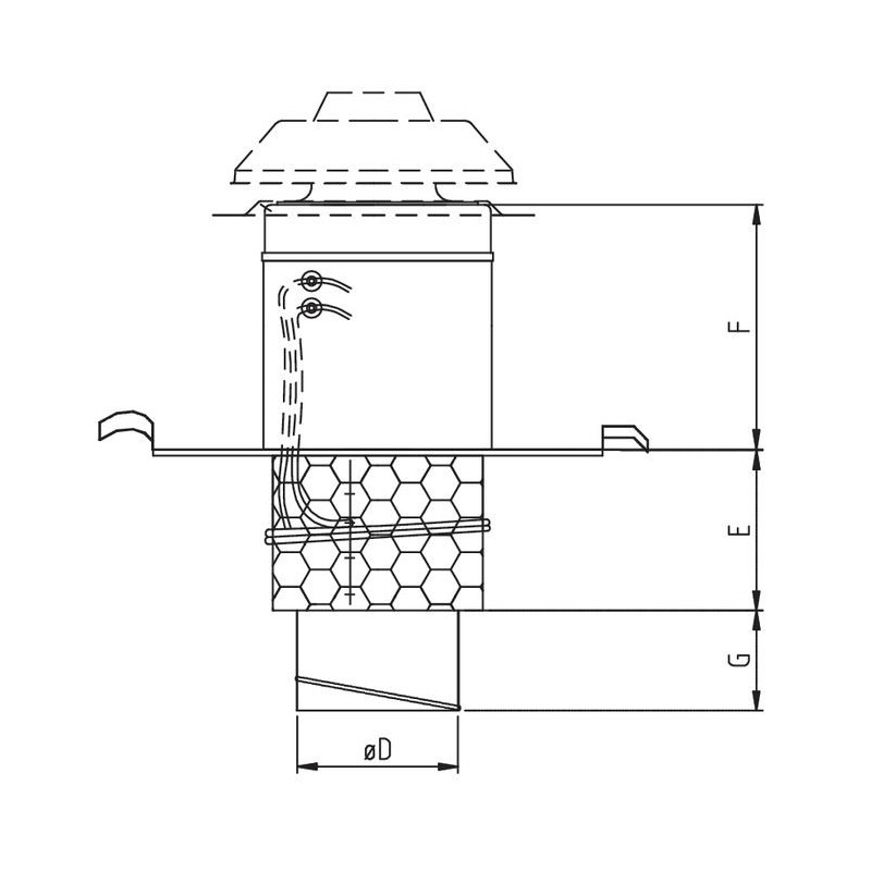 Systemair TOB 200-315 Profil Grå 200mm