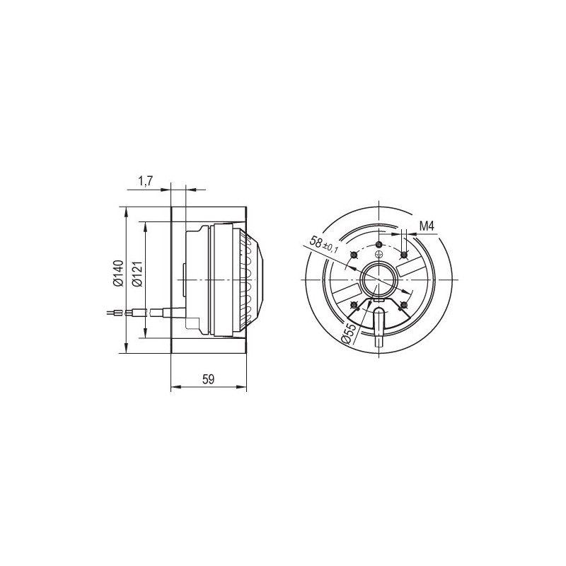 Metsovent Fläktmotor