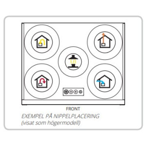 Flexit Nordic S4 Höger EC med APP styr