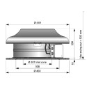 TKC 400C ErP Svart måttskiss