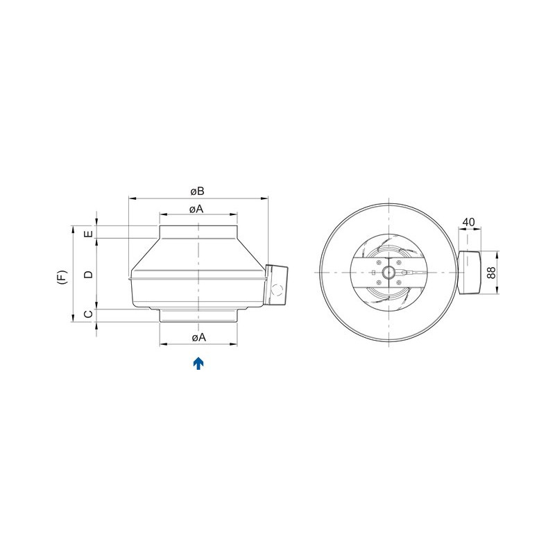 Systemair K 160 M sileo Kanalfläkt