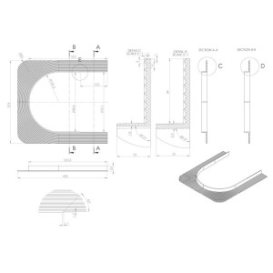 Vilpe Villahuv paket 160-125 2-KUP BETONG SVART