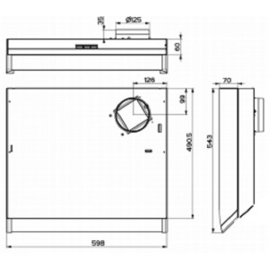 Franke 1221B-10 60cm Vit