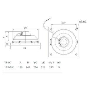 TFSK 125 M Sileo Svart