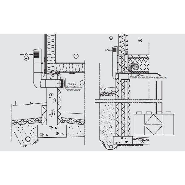 ROSS VENTILATIONSRÖR 125/135 MÅLARVIT