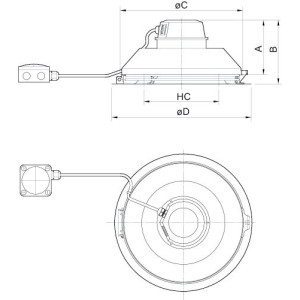 Systemair TFSR 200 Takfläkt Grå 177 l/s