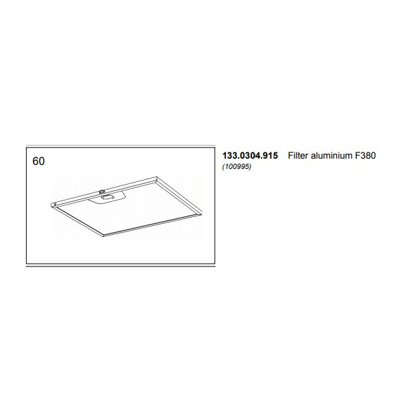 Filter aluminium 380/390