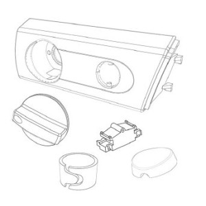 Franke F251-10 Vit Panel kit