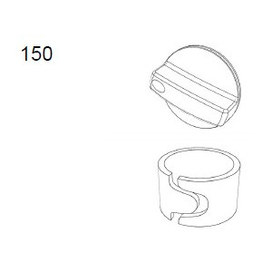 Kit: Vred strömst vit laserm +låscl, 240