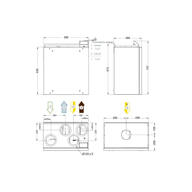 SAVE VTR 150/B L 500W