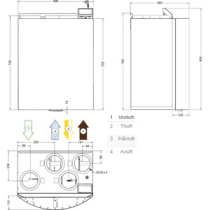 SAVE VTR 150/K L 500W White