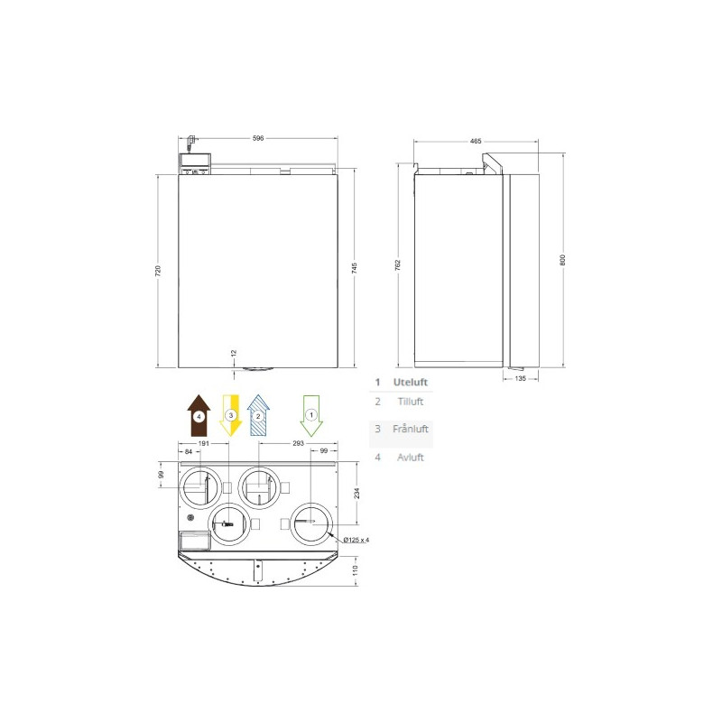 SAVE VTR 150/K R 1000W White