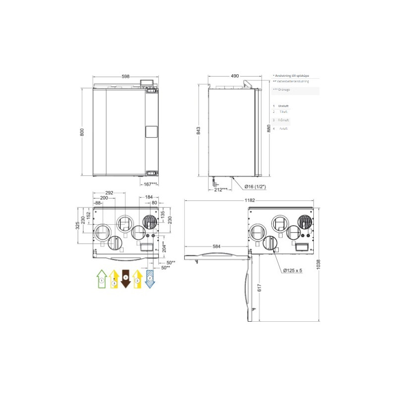 SAVE VTR 250/B R 1000W