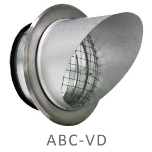 ABC-VD Aluzink 125mm med fläns