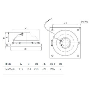 TFSK 125 XL Sileo Svart