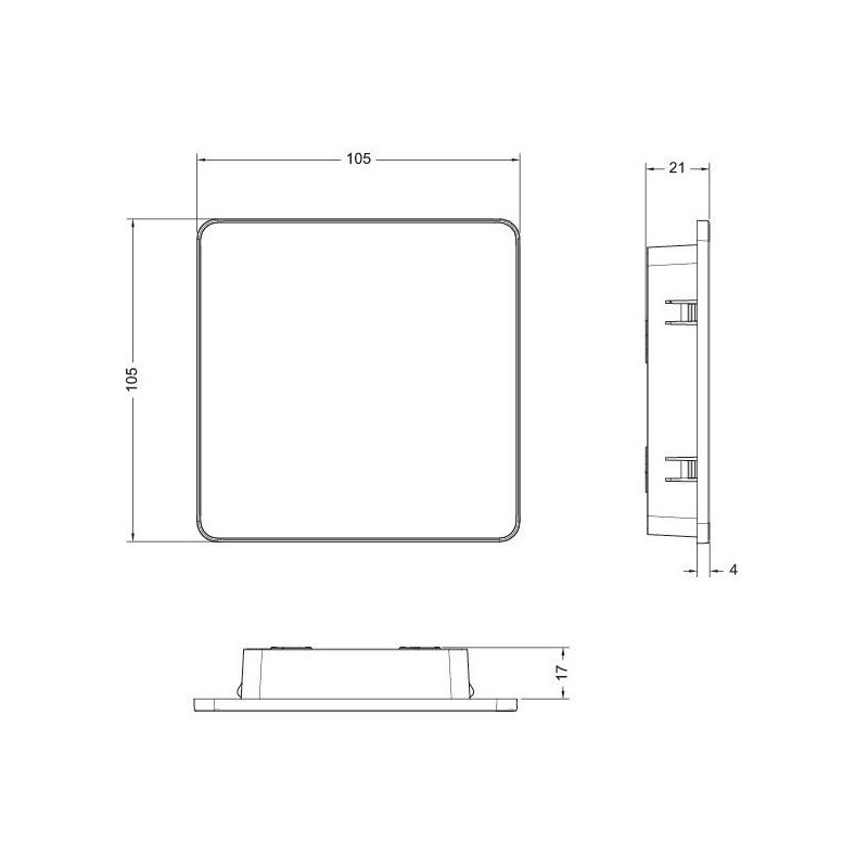 SAVE Touch display Svart