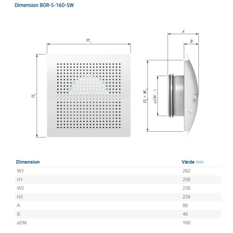 BOR-S-160-SW