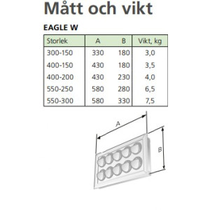 Väggdon Eagle 400-200