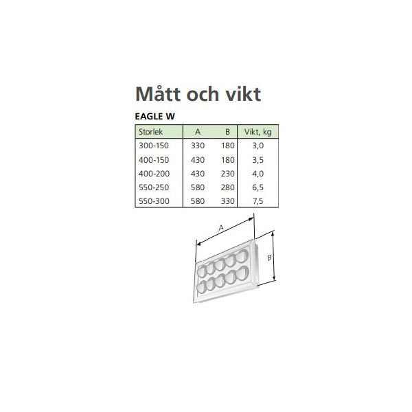 Väggdon Eagle 400-200