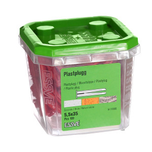 Plastplugg RÖD 5,5X35 100/FRP
